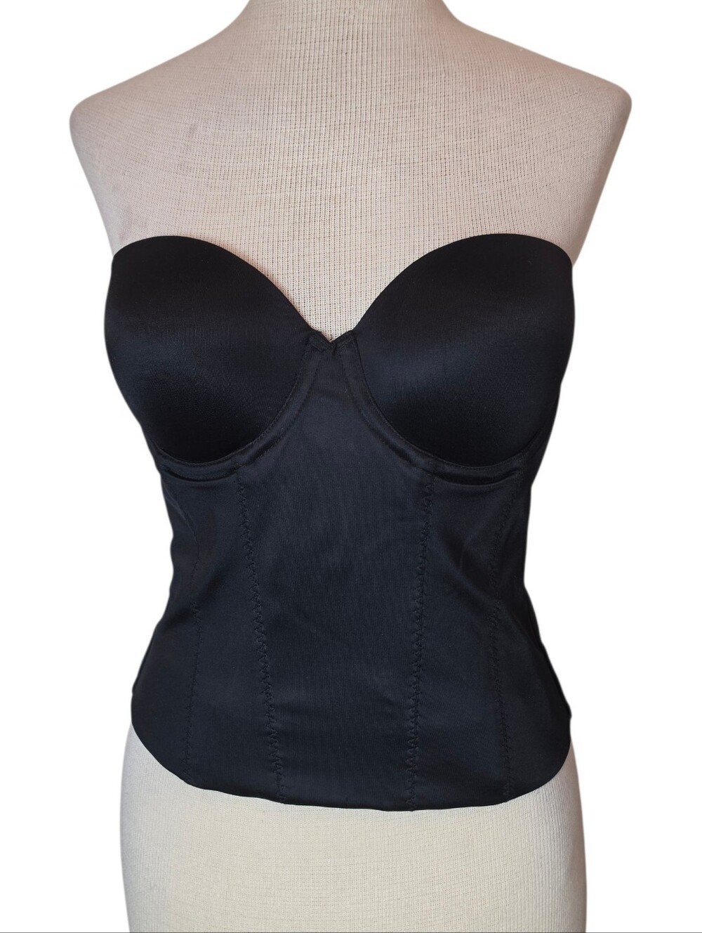 Victoria's Secret Black Corset Bra Back Off Baby - Women's Size 36B